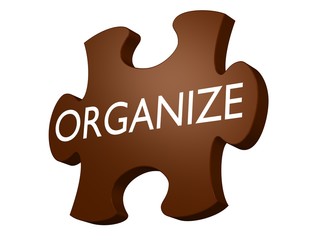 organize puzzle illustration
