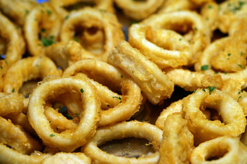 Anelli di Calamaro Fritti