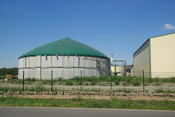Fototapeta na wymiar Biogasanlage - biogazownia 18