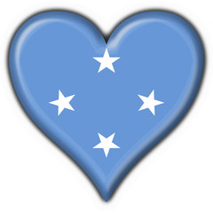micronesia button flag round shape