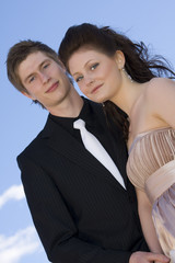 young beautiful happy couple