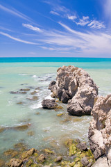 Fototapeta na wymiar piękne egzotyczne plaży Morza Śródziemnego