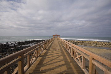 Obraz premium The path in the tropical pier