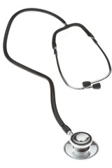 stetoscope on white background