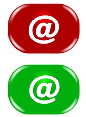 Obraz premium Illustration Buttons Email
