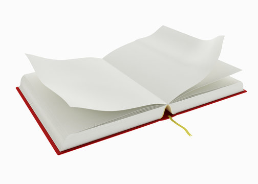 Libro sfogliato dal vento