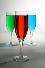 cocktail over white