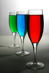 cocktail over white