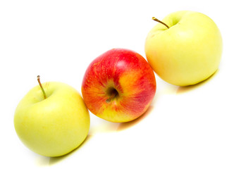 Red and yellow apples 5