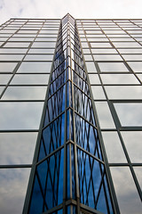 Glass office building