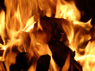Flames or fire