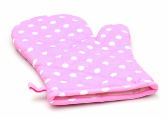 pink oven glove