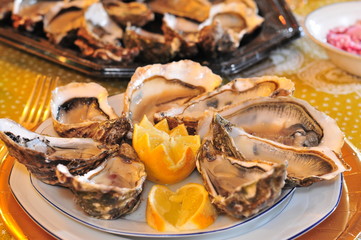 huîtres