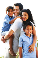 Happy Family at the Beach
