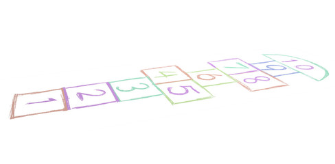 Hopscotch grid