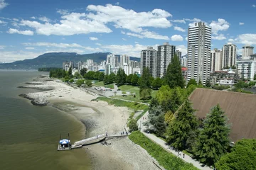 Foto auf Alu-Dibond Vancouver West End © Steve Rosset