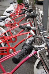 Fototapeta premium fila di bici