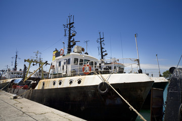 Naklejka premium Fishing boat