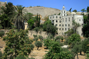 Fototapeta na wymiar Jerusalem na Górze Oliwnej