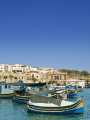 Fototapeta na wymiar Malta Fishing Village