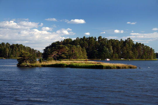 Schwedische Schärengärten nahe Monsteras, Ostsee