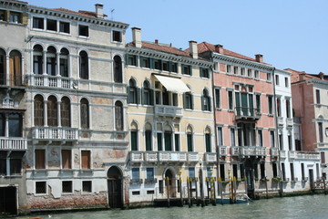 Fototapeta na wymiar Canal Grande in Venice Italy