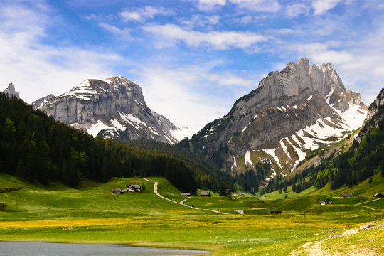 Berglandschaft in der Schweiz