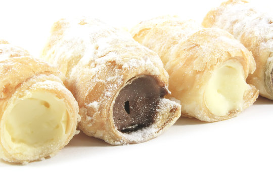 Cream Filled Horn Pastries