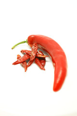 fresh and dry hot pepper