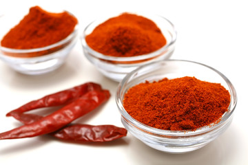 red hot pepper and paprika