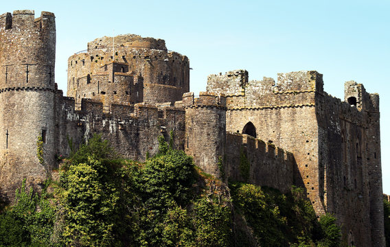 Pembroke Castle in Wales