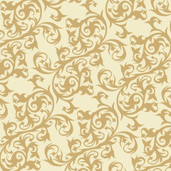 yellow floral wallpaper