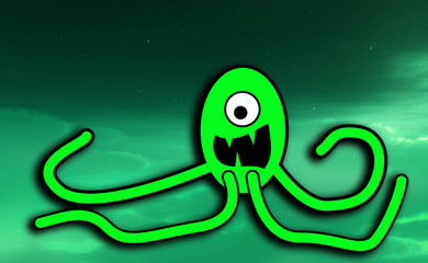 Egg Like Space Alien 4