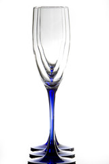 Abstract champagne glasses
