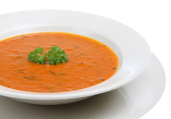 Papier peint adhésif Entrée Tomato and Basil Soup