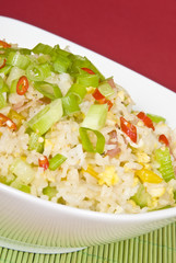 Egg and Ham Fried Rice