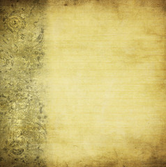 grunge floral background with space for text or image