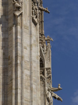 Gargolas en la Catedral de Milan
