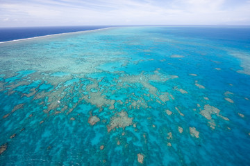 Great Barrier Reef from above - 8763304
