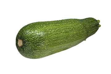 Zucchini halbprofil isoliert