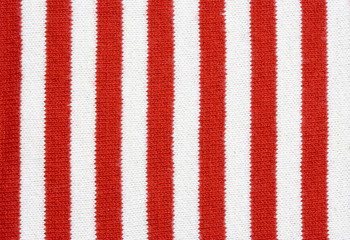 red and white striped fabric