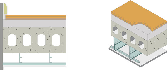 Concrete floor technical detail