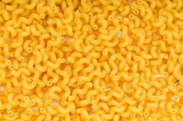 Close up of italian pasta - spiral shaped