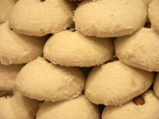 Fototapeta na wymiar biscuits aux amandes