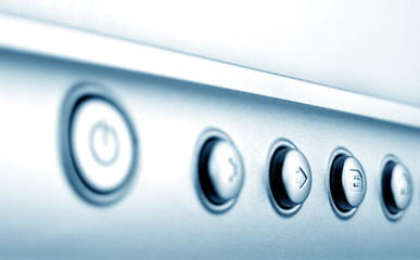 Close up of computer keyboard