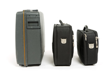 luggage travel isolated on a white background