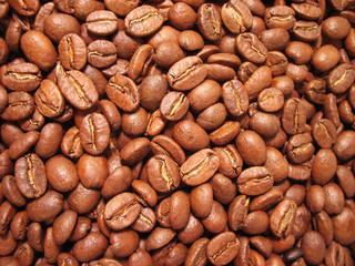 Coffee beans background