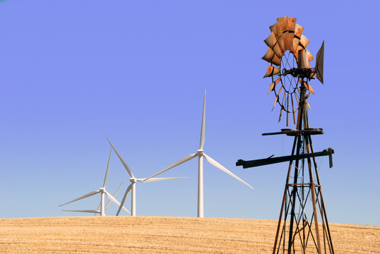 Power generating windmills, ranch windmill, Rio Vista