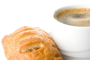 Pie and cup of coffee