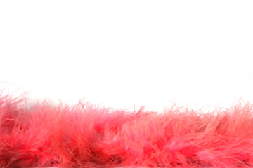 Pink Feather Boa Border